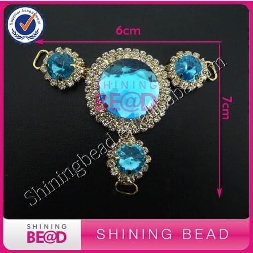 FREE SHIPPING,Colorful Acrylic Rhinestone Shoe Buckles,Gold Plating Bikini Connector,50Pieces/lot