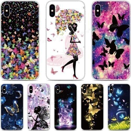 Tpu Soft Silicone Butterfly Fairy Cover Cases For Blackview A80 A60 BV9600 BV6300 Pro Phone Case Back Protective Cover Fundas