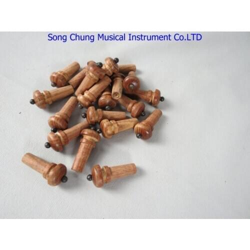 Viola part,10pcs of great rosewood viola endpins,beautiful ebony decoration