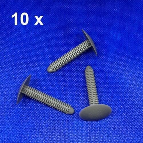 For Range Rover P38 Front Seat Base Fir Tree Fastener Clips- Grey Long stem