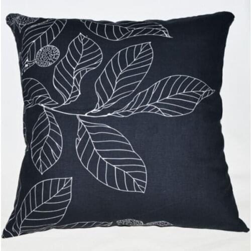 EA220 EA221 Plain White Deep Blue A grade 100% Cotton Canvas Cushion Cover Pillow Case (Custom Size )