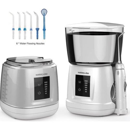 Oral Irrigator with Massage and Pressure Memory Functionk, 1000ml Oral Hygiene Water Dental Flosser Irrigator