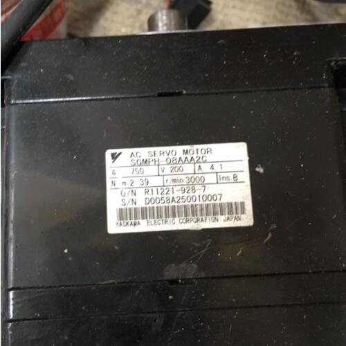 Used Tested Working SGMPH-08AAA2C AC SERVO MOTOR