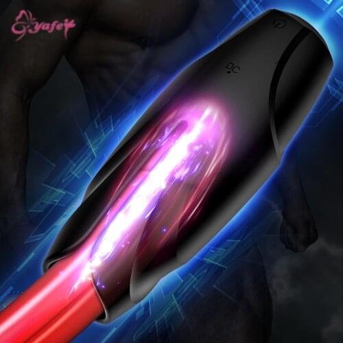 Male Masturbator Vibrator Penis Enlargement Trainer for Men Sex Toys Delay Ejaculation Penis Massager For Adult 18+ Sex Shop
