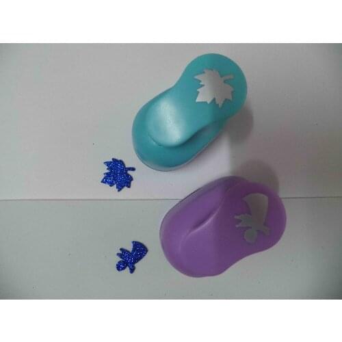 2pcs(2.5cm) angel and maple shape craft punch set Punch Craft Scrapbooking school Paper Puncher eva hole punch free shipping