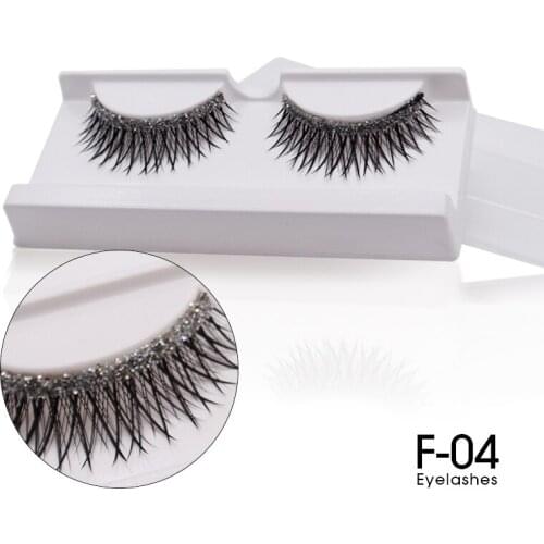 TAOLING Bright Color Crystal False Eyelashes Crystal Bridal Makeup Makeup False Eyelashes Natural Thick False Eyelashes
