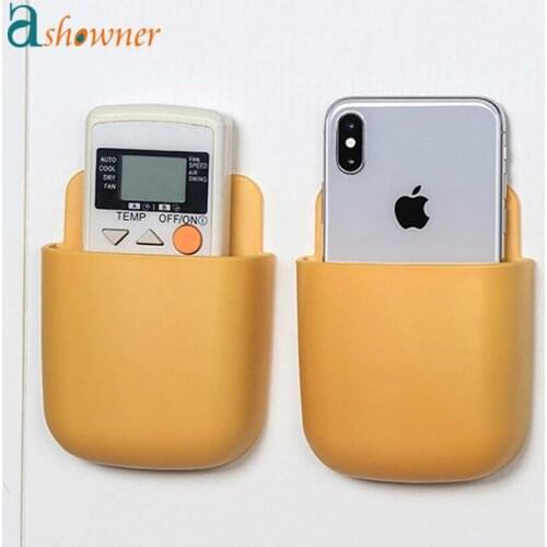 Wall-Mounted Storage Box Remote Control Storage Box air Conditioning Remote Control TV Storage Box Phone Holder