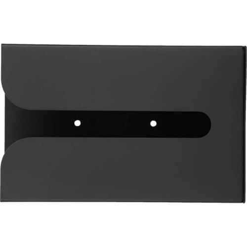 Tissue Box Holder Stand Wall Mounted Tissue Dispenser Holders Wall Tissue Box Black Tissue Box Stand for Toilet