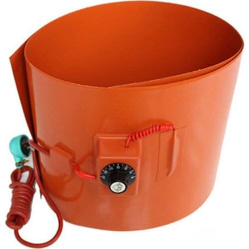 DIY Customizable 200L Oil Drum Silicone Heating Belt Silicone Rubber Heater 1740x250mm 2000W (Service life more than 10 years)