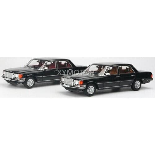 New 1:18 NOREV For BENZ 450 SEL 6.9 W116 1976 Diecast Model Car Toys Gifts Black/Silver Collection Ornaments Display Metal