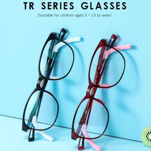 POLARSNOW Kids Round Anti-blue Light Glasses Girls Boys Computer Eyeglasses Children Ultralight UV400 Blue Clear Lens Spectacles