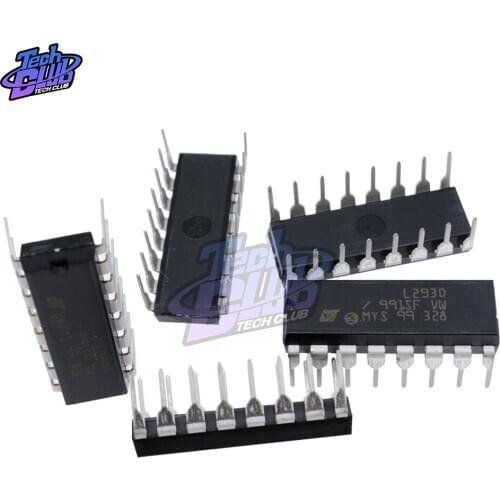 10PCs L293 L293D DIP DIP16 DIP-16 IC Motor Driver Drive Chip PAR Push Pull 4 Four Channel Module IC Chips