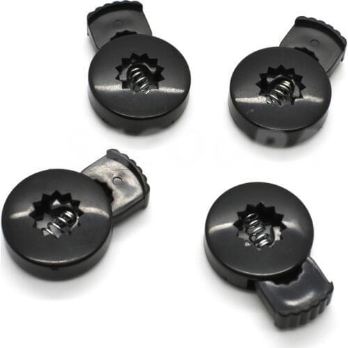 10pcs/pack Cord Lock Toggle Stopper Plastic Toggle Clip Black 26mm*18mm*6mm K-034