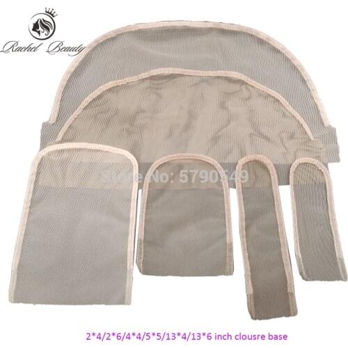 Lace-closure-base frontal-base lace-wig-nets for hand making wig closures 5pcs/lot