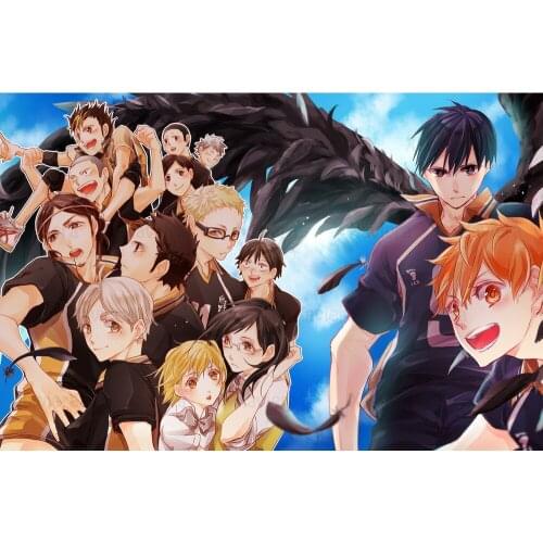 5D Diy Diamond Cross Stitch Haijiu Full Square Diamond Painting Japanese Anime Character Rhinestone Embroidery Home Decoration