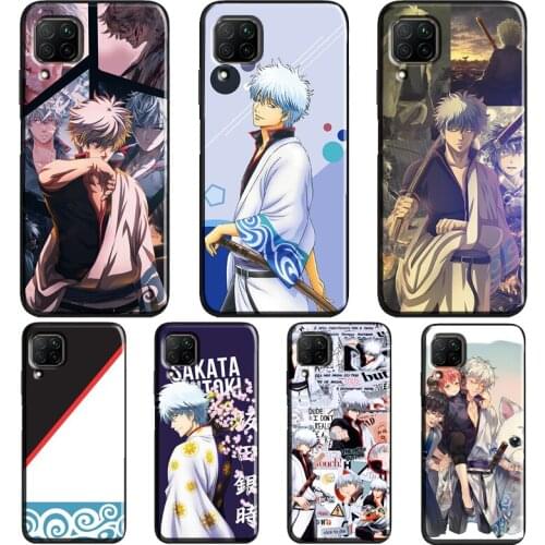 Sakata Gintoki Gintama Anime Case For Huawei P40 P30 P20 Mate 20 Lite P Smart Z 2019 2021 Nova 5T Honor 20 Pro 9X 8X