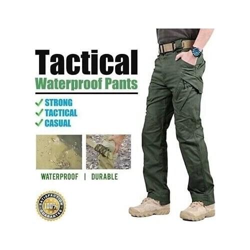IX9 City Military Tactical Pants Men SWAT Combat Army Trousers Men Many Pockets Waterproof Wear Resistant Casual Cargo Pants