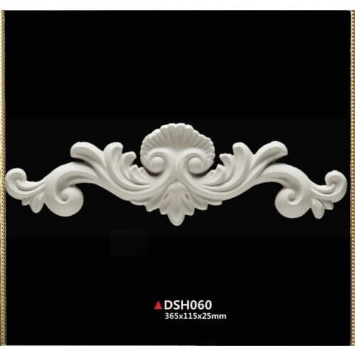 European style PU polyurethane fireplace part decoration ceiling decor doorframe portal decorating components