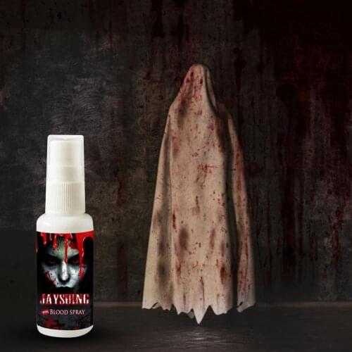 Fake Blood Spray Halloween Vampire Disguise Funny Game Props 30 Ml Safe And Non-toxic Liquid Volume