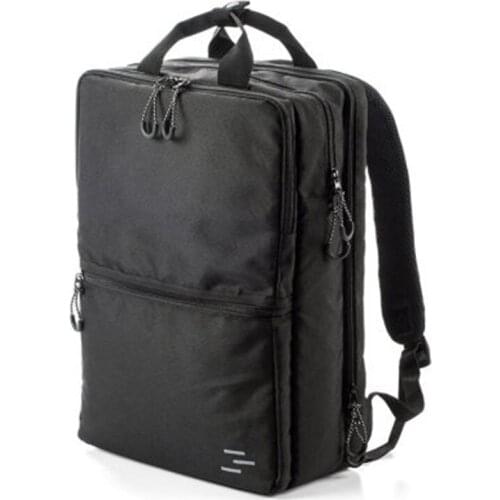 Fashion Simple Large-capacity sanwa Double Main Compartment 3-layer Business Trip Backpack 15.6-inch Computer Bag