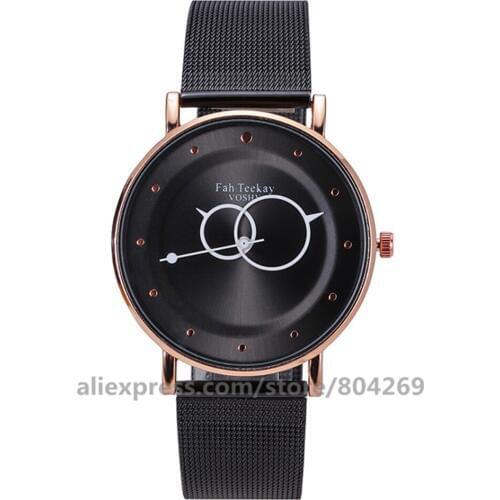 Alloy Mesh Men Casual Cool Loop Watches Round Analog Quartz Dress Men With Date Wrist Watch Men Women Watches 920173