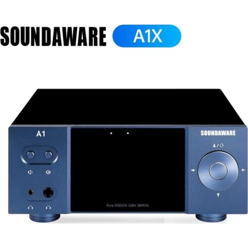 Soundaware A1 Streaming Desktop Network Player with Remote Control Digital Turntable Decoding Amplifier Roon Ready Supported
