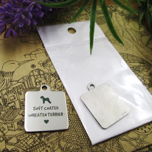 20pcs--"Soft Coated Wheaten Terrier"stainless steel charms more style for choosing DIY Charms pendants for necklace