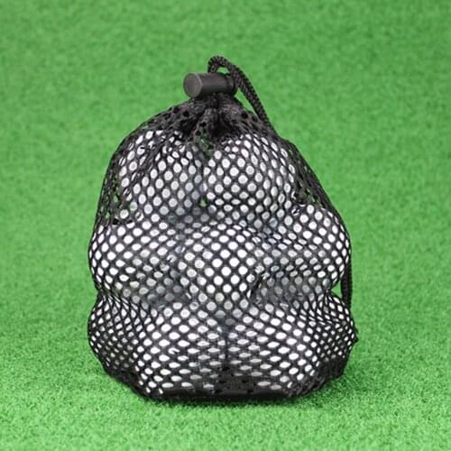 Outdoor Sports Golf Ball Tennis Net Bag Nylon Mesh Pouch Training Storage Sack