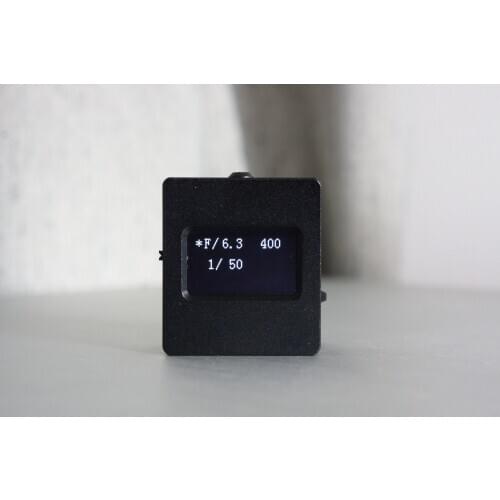 V-201X Light Meter Camera Top Reflection Light Meter Hot Shoe/Cold Shoe Fixing Shutter black