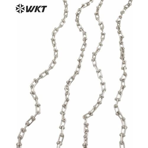 WT-BC148 China Supplier Chain Gold Color Big Chunky Climbing buckle chain Link Chain DIY Jewelry big Chain For Necklace
