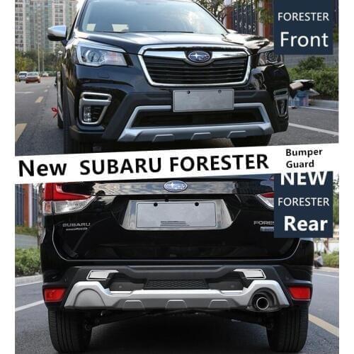For SUBARU FORESTER 2019 2020 Bumper Guard Front & Rear Protector Anti-impact Plate High Quality Brand New ABS Auto Accessories
