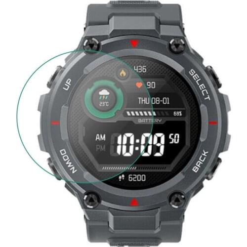 Tempered Glass Protective Film For Xiaomi Smartwatch Huami Amazfit T-Rex Pro T rex Smart Watch Screen Protector Cover Protection