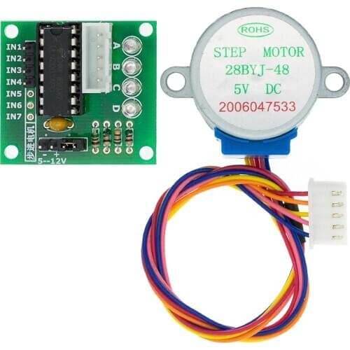 10LOTS 28BYJ-48-5V 4 phase Stepper Motor+ Driver Board ULN2003 5 x Stepper motor +5x ULN2003 Driver board
