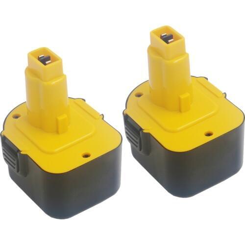 2Pcs/lot For DeWalt DE9071 12V 2000mAh Rechargeable Battery Power Tools Batteries for Drill DE9074 DE9075 DC9071 DE9037 DE9501