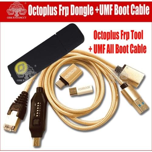 2022 original new octoplus frp dongle + umf all in 1 boot cable for Samsung, Huawei, LG, Alcatel, Motorola cell phones