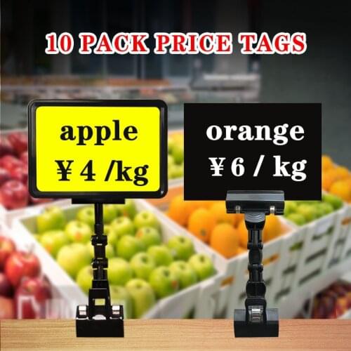 A4/A5/A6 Fruit Price Display Stand Supermarket Waterproof Erasable Label Vegetable Fresh Aquatic Product Promotional Brand