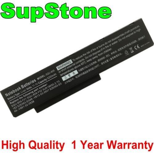 SupStone SQU-809 Laptop Battery for Fujitsu Amilo Li3560 Pi3560 Pi3660 Li3710 Li3910 SQU-809-F01 SQU-809-F02 3UR18650-2-T0182