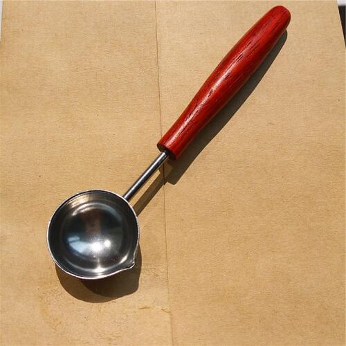 1 Pcs 12x2.5cm large Stamp Spoon Vintage Wax Sealing Spoon Melting Sealing Wax Stick Granule for Invitation Card Christmas