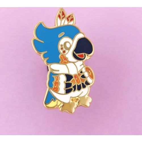 Legend of Zeldas Rito Kass Hard Enamel Pin Cute Cartoon Breath of the Wilds Badge Brooch Jacket Lapel Jewelry Game Fans Gift