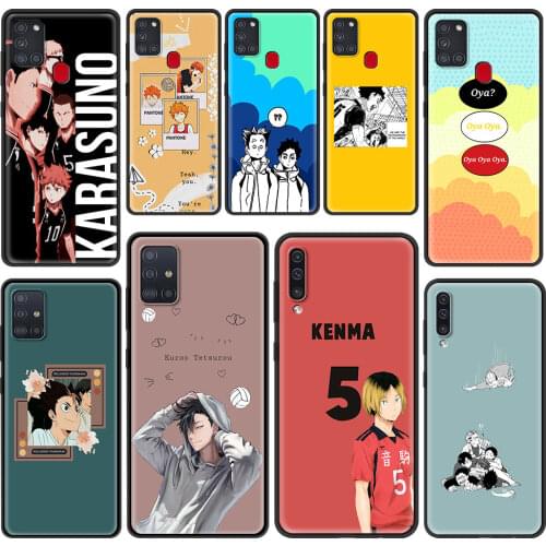 Anime Haikyuu Love Volleyball Phone Case For Samsung Galaxy A51 A71 A21s A31 A41 A01 A11 A42 A12 A32 A52 A72 A02s Cover Coque