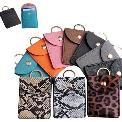 1Pc PU Leather ID Card Holder Bank Credit Card Case Wallet Business Card Cover