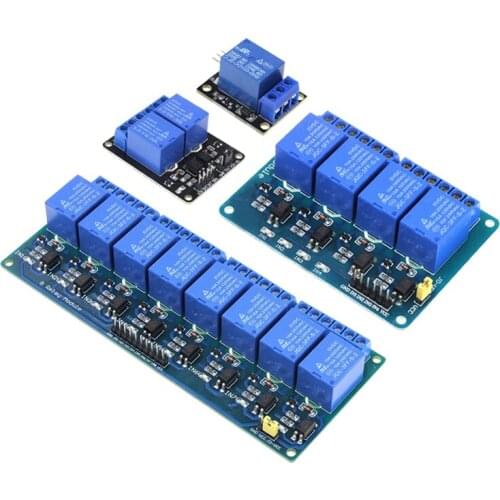 DC 5V 1 / 2 / 4 / 8 Channel Relay Module Optocoupler Extension Board For DIY Board Orange Pi For Raspberry Pi 4B 3B 2B