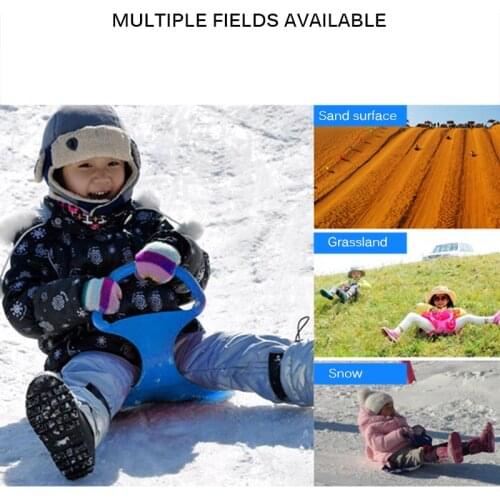 Kids Ski Board Sled Winter Outdoor Sport Party 2020 New Thick Plastic Board Sand Grass Sled Ski Skating Funny Sled Children Gift