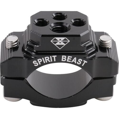 Spirit Beast Motorcycle Expansion Fix Clamp Bracket Mirror Light Phone Holder Seat For Honda Yamaha Kawasaki Suzuki All Models