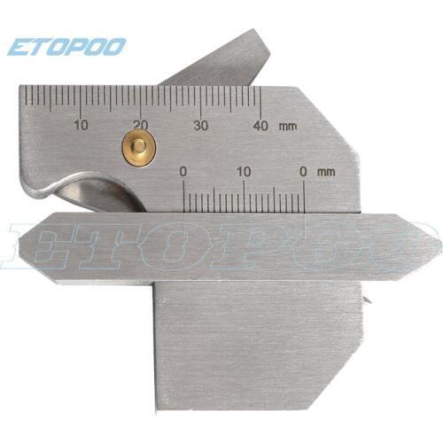 HJC40B 0-40mm stainless steel Welding Measurement gauge Weld Gage welding seam gauge