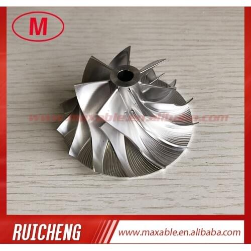 K26 44.50/65.94mm 7+7 blades high performance milling/aluminum 2618/billet compressor wheel