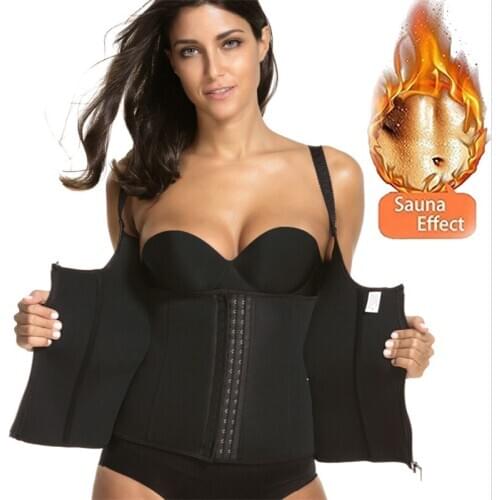 Waist corset Waist Corset Zipper Press Buckle Corset Top Shaper Slimming Woman Modeling Strap Slimming Flat Belly Sheath