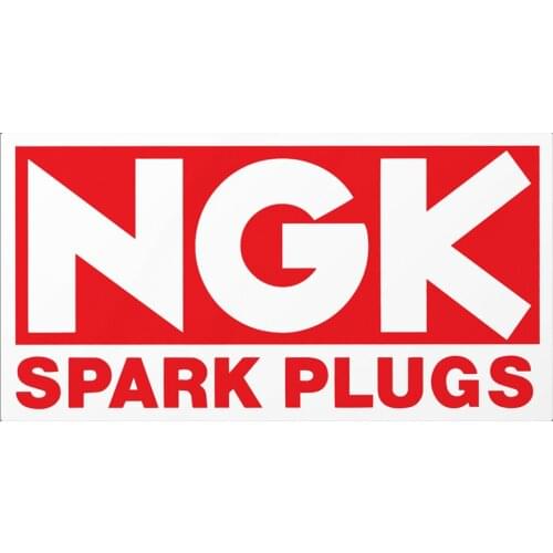 Creativity Car Sticker NGK Spark Plugs Decal Sticker Laptop Racing Auto Car Window JDM Vehicle Sunscreen Waterproof