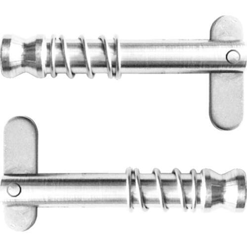 MagiDeal 2 Pieces Replacements Strong Durable 316 Marine Boat Stainless Steel Pins for Marine Boat Deck Hinge