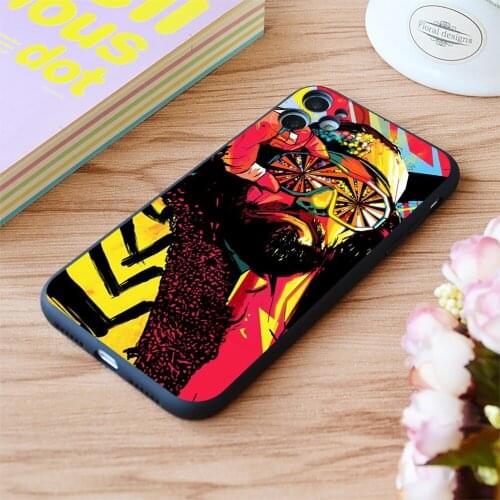 For iPhone Madness Print Soft Matt Apple iPhone Case 6 7 8 11 12 Plus Pro X XR XS MAX SE